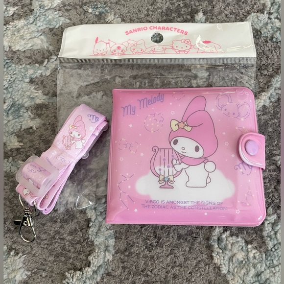 sanrio-other-sanrio-my-melody-pink-wallet-with-id-and-card-holder